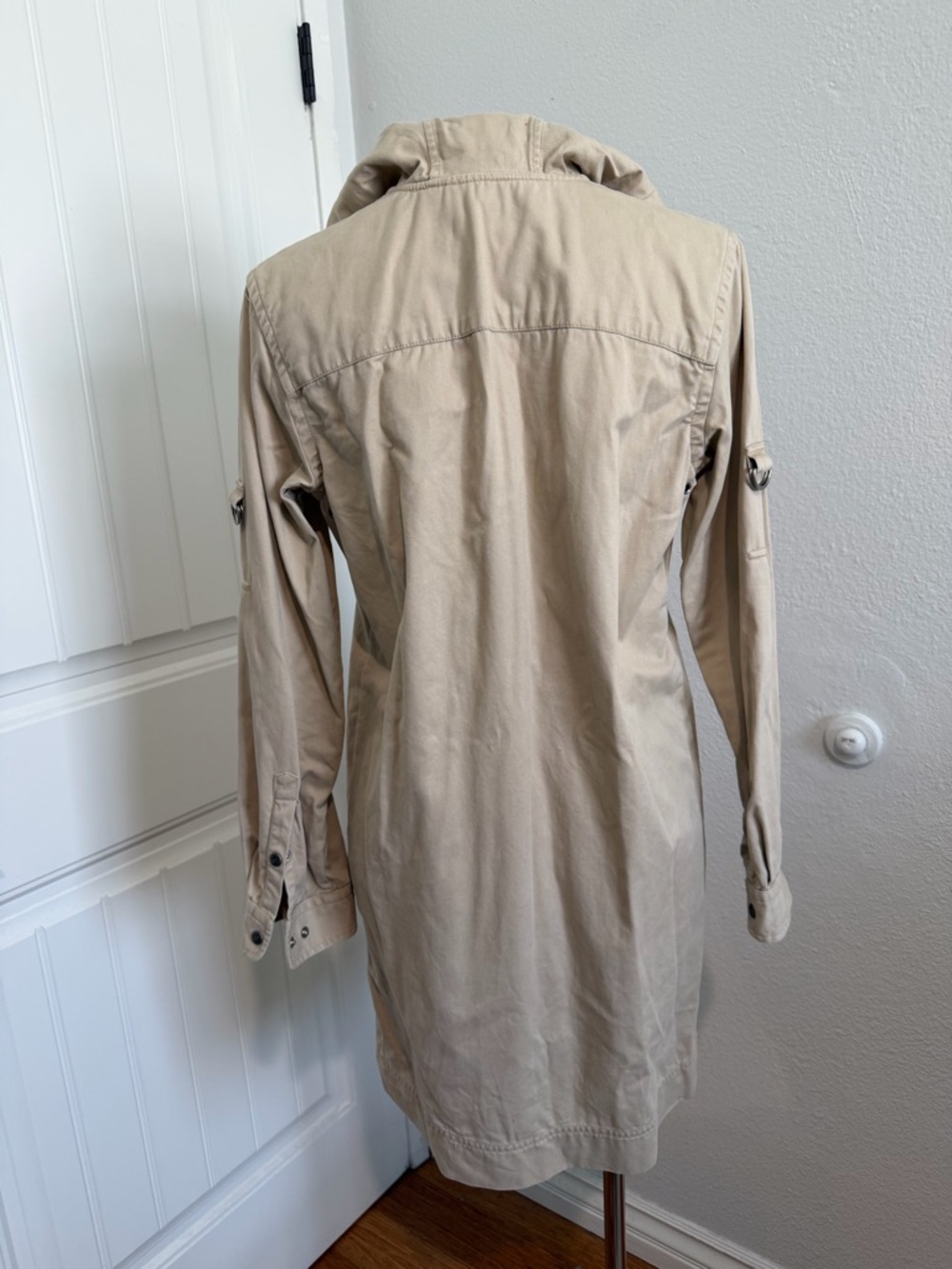 Ralph Lauren Beige/Tan Cotton Dress S - Picture 9 of 9